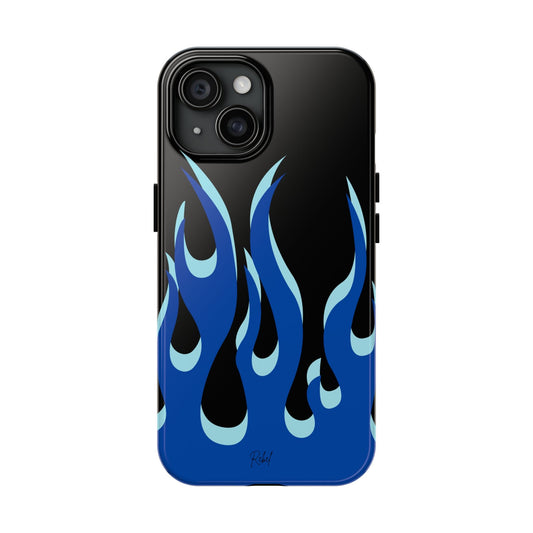 Flames - Blue